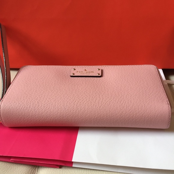 NWT KATE SPADE NY ANITA GROVE STREET PINK WALLET - Picture 4 of 8